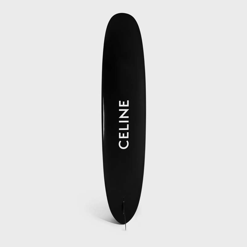 Celine Longboard With Celine Logo In Resin And Fiberglass Lifestyle Siyah Beyaz | CL-591680