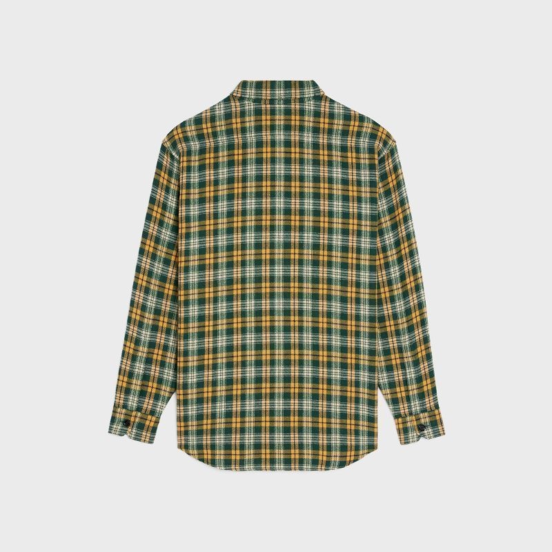 Celine Loose In Checked Yün Gömlek Çizgili | CL-592160