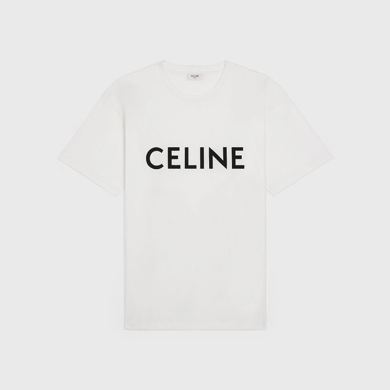 Celine Loose In Pamuklu Jersey T-shirt Siyah | CL-592139