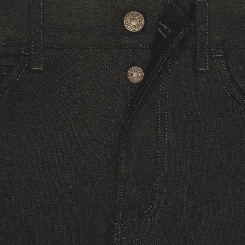 Celine Lou Jeans In Pure Black Wash Denim Pantolon Siyah | CL-592059