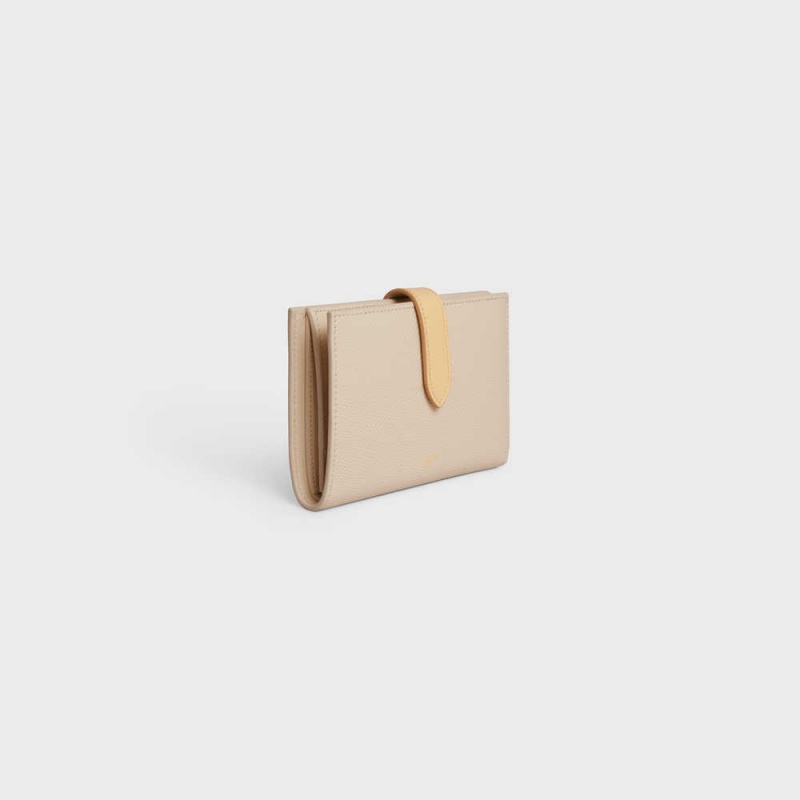 Celine Medium Askılı In Bicolour Grained Calfskin Cüzdan Kayısı Rengi | CL-592992