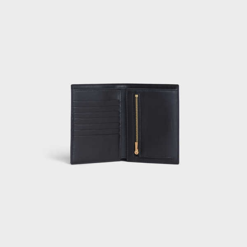 Celine Medium Askılı In Grained Calfskin Cüzdan Siyah | CL-592989