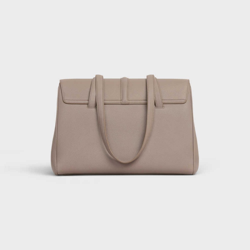 Celine Medium Soft Bag In Supple Grained Calfskin 16 Gri | CL-593265