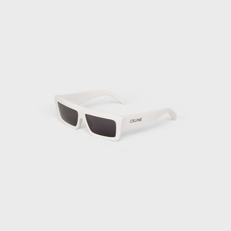 Celine Monochroms 02 In Acetate Güneş Gözlüğü Beyaz | CL-591753