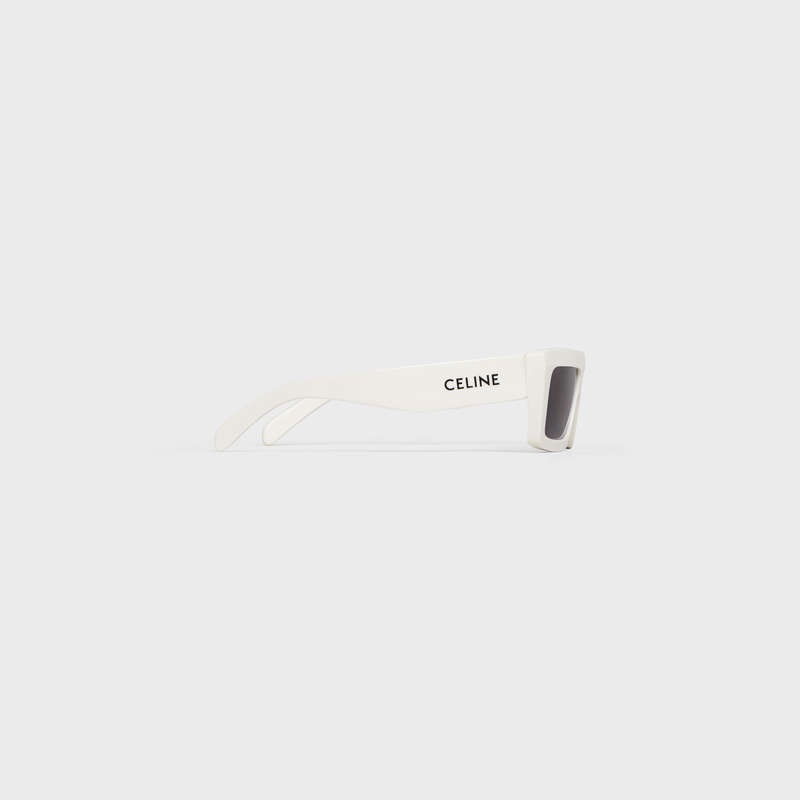 Celine Monochroms 02 In Acetate Güneş Gözlüğü Beyaz | CL-591753