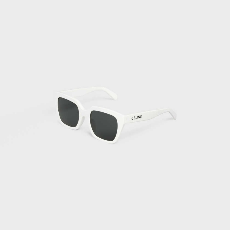 Celine Monochroms 03 In Acetate Güneş Gözlüğü Beyaz | CL-592420