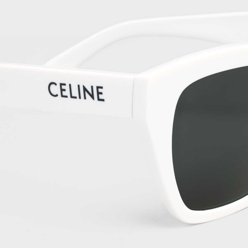 Celine Monochroms 03 In Acetate Güneş Gözlüğü Beyaz | CL-592420