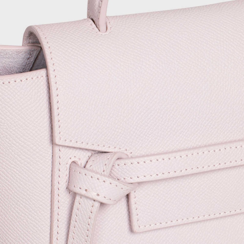 Celine Nano In Grained Calfskin Bel Çantası Lavanta | CL-593060