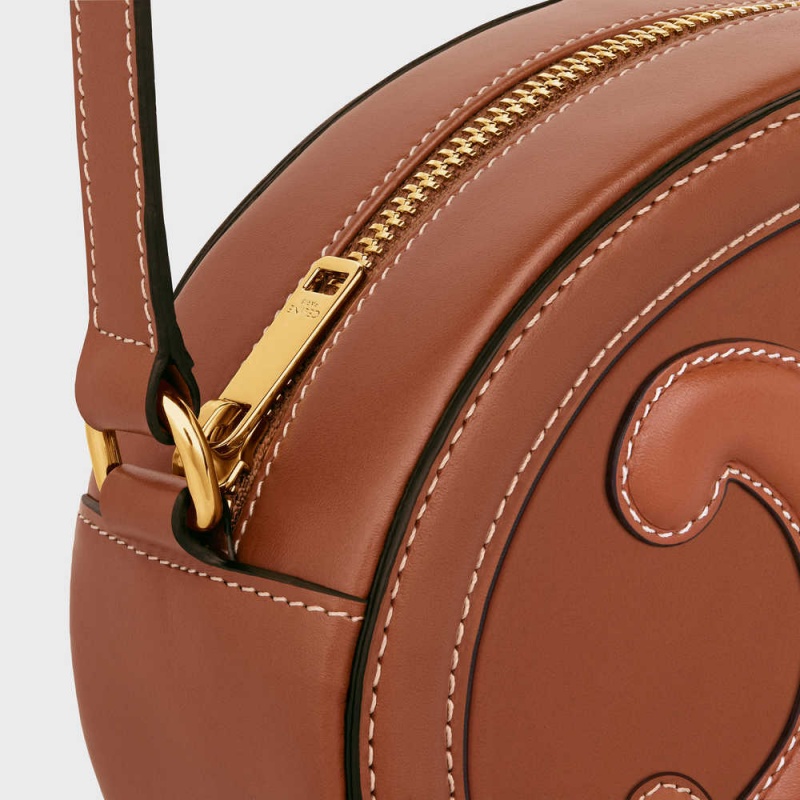 Celine Oval Bag In Smooth Calfskin Cuir Triomphe Kahverengi | CL-593158