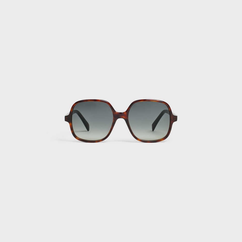 Celine Oversized S244 In Acetate Güneş Gözlüğü Kırmızı | CL-592435