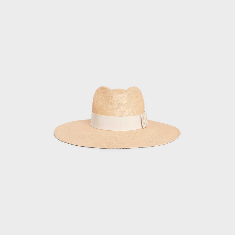 Celine Panama In Straw Şapka Bej Rengi Açık Bej Rengi | CL-592346