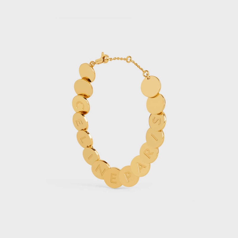 Celine Pastilles In Brass With Gold Finish Bilezik Altın | CL-592217