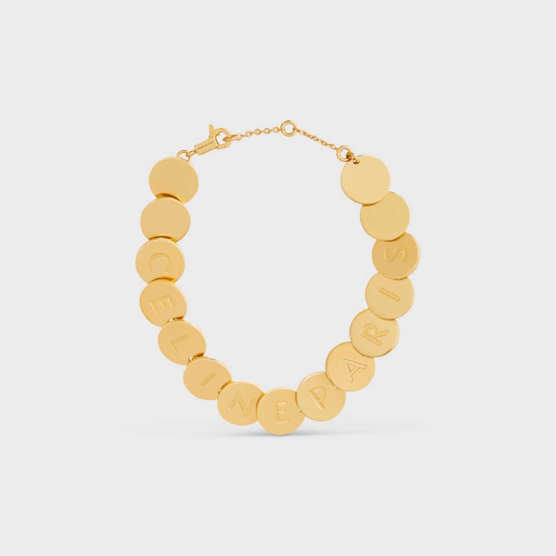 Celine Pastilles In Brass With Gold Finish Bilezik Altın | CL-592217