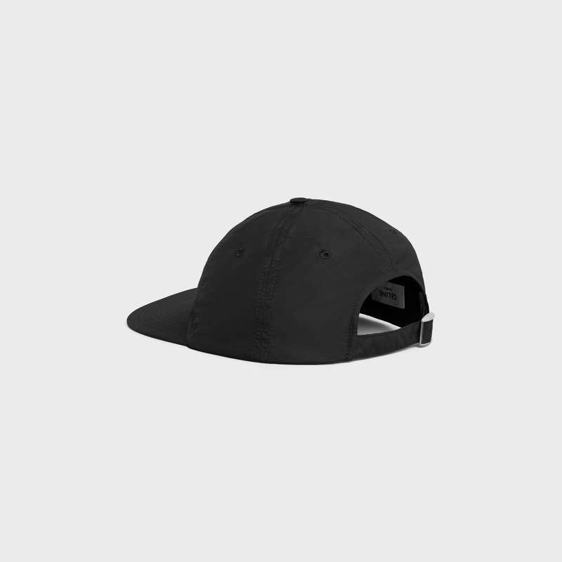 Celine Skate In Hafif Naylon Şapka Siyah | CL-591703