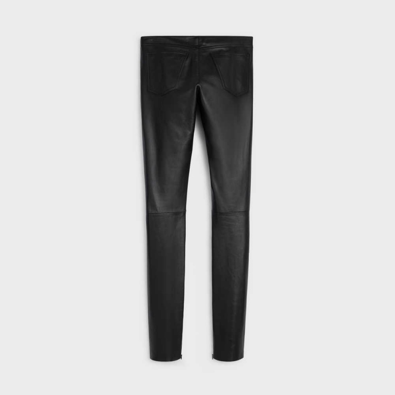 Celine Sıska Jeans In Plongé Pantolon Siyah | CL-592732