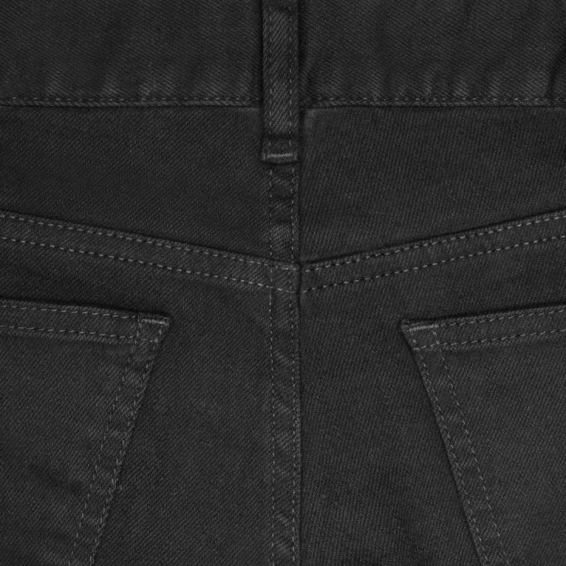 Celine Sıska Jeans In Pure Black Stone Wash Denim Pantolon Siyah Gri | CL-592729