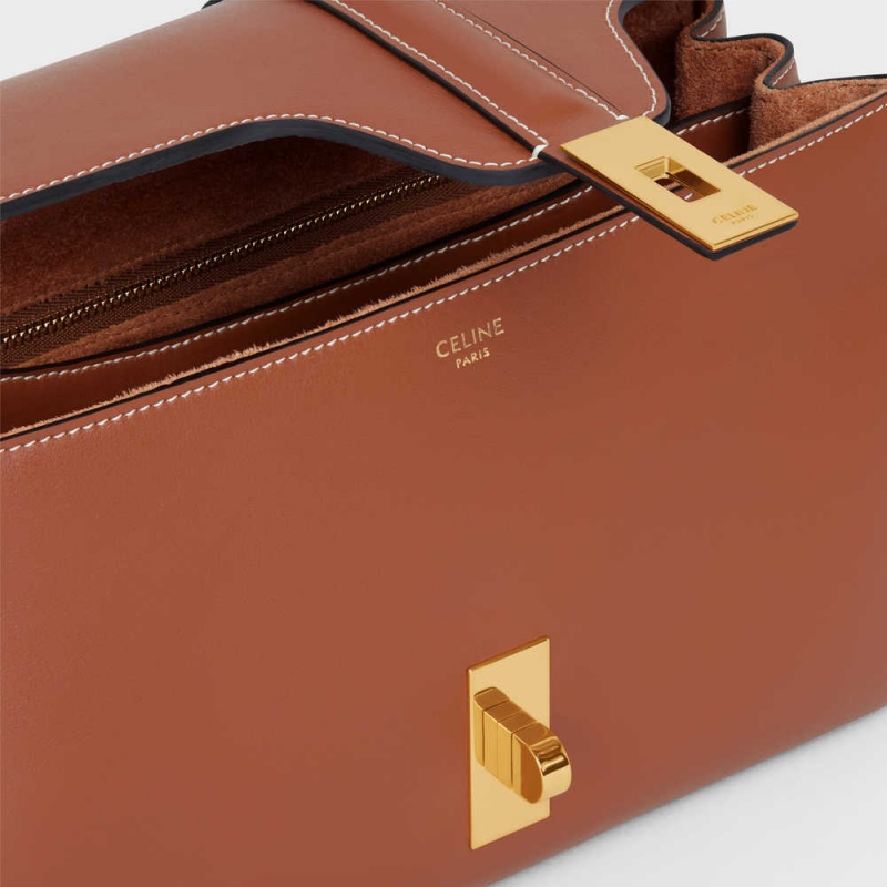 Celine Teen Soft In Smooth Calfskin 16 Kahverengi | CL-593262