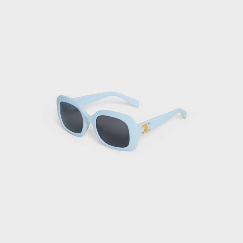 Celine Triomphe 10 In Acetate Güneş Gözlüğü Açık Mavi | CL-592398
