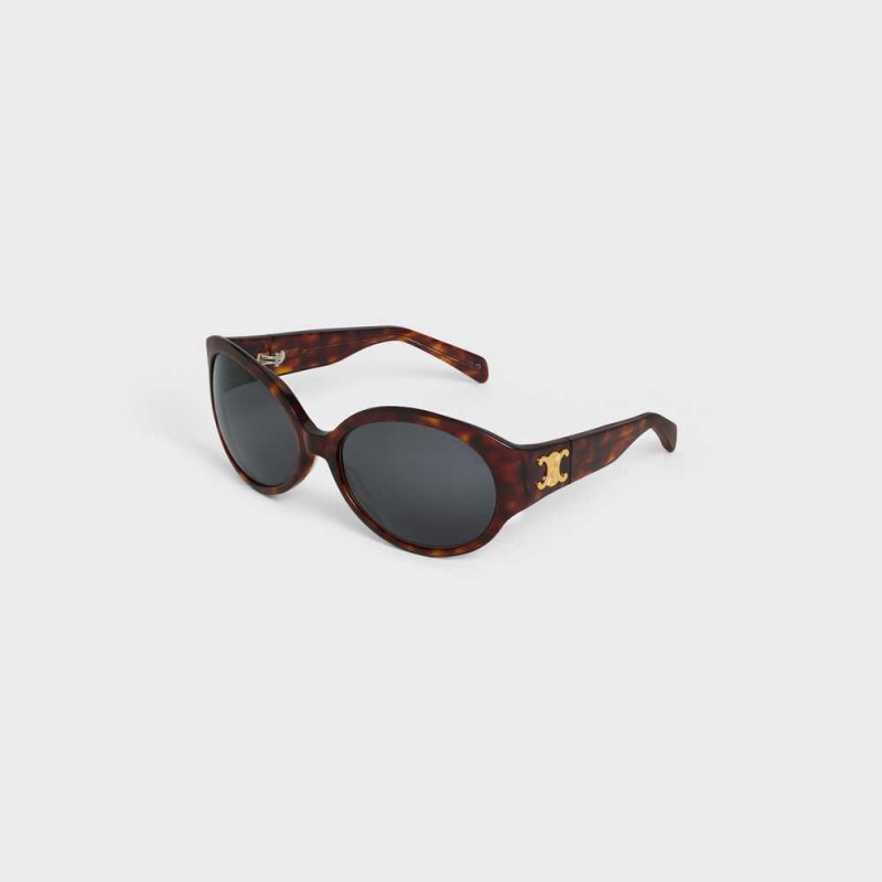 Celine Triomphe 11 In Acetate Güneş Gözlüğü Kırmızı | CL-592373