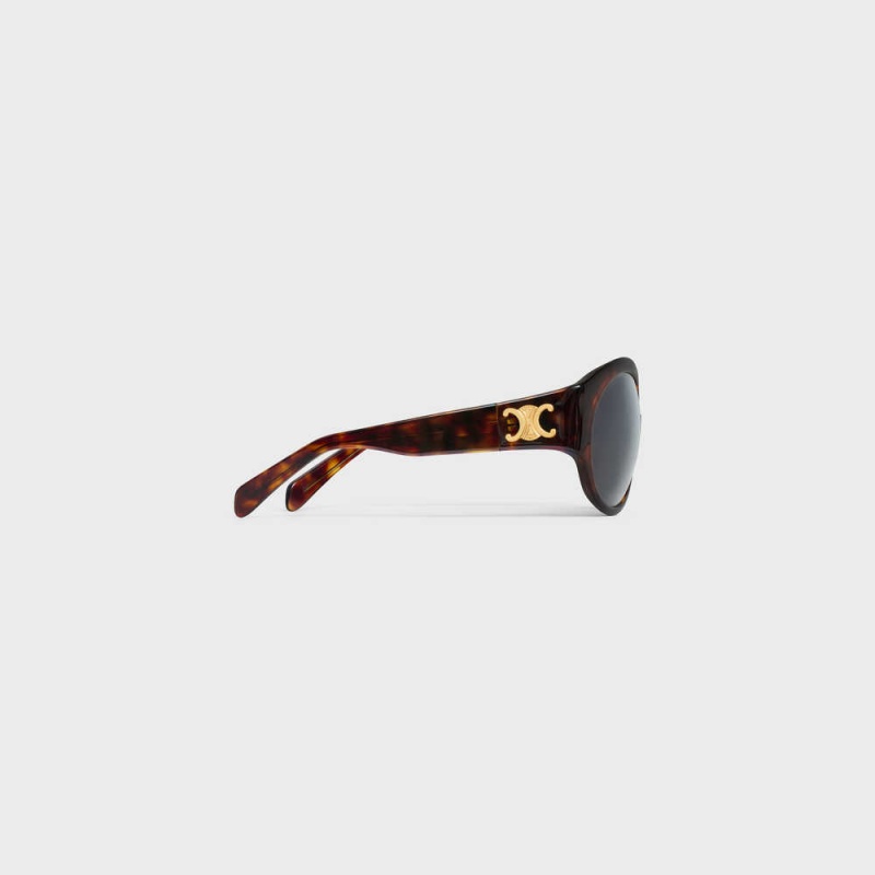 Celine Triomphe 11 In Acetate Güneş Gözlüğü Kırmızı | CL-592373