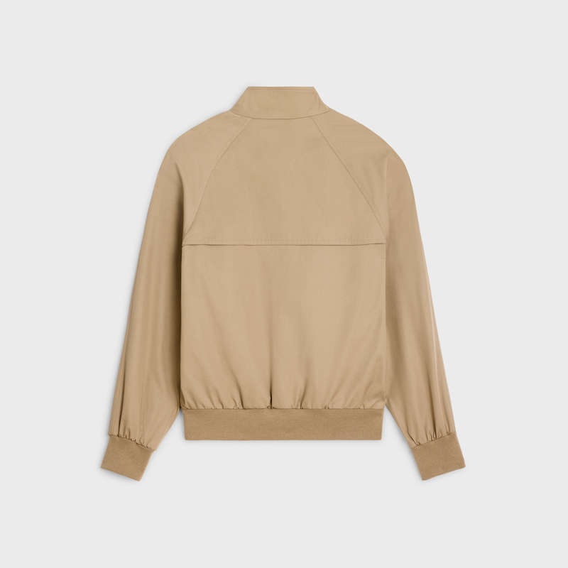 Celine Triomphe Blouson In Technical Pamuklu Blousons Bej Rengi | CL-591962