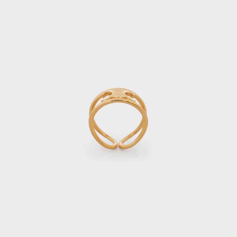 Celine Triomphe In Brass With Gold Finish Yüzükler Altın | CL-592187