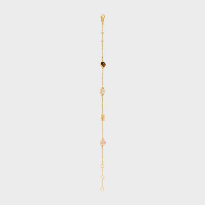 Celine Triomphe Indie In Brass With Gold Finish Bilezik Altın | CL-592198