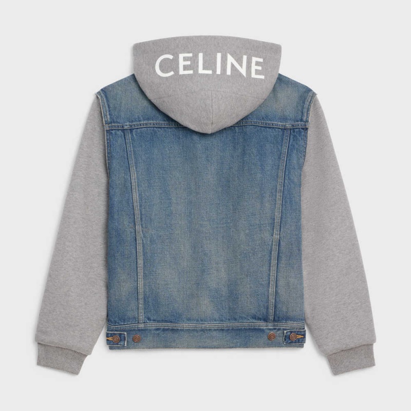 Celine Trucker In Union Wash Denim Mont Açık Mavi | CL-592687