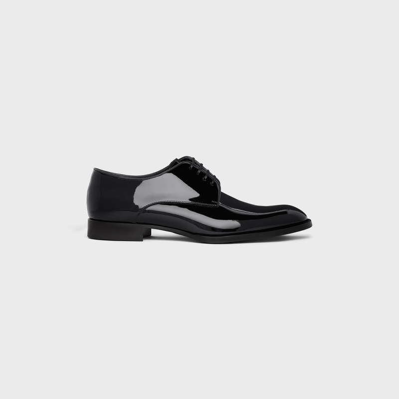 Celine Tuxedo Derby In Rugan Calfskin Makosen Siyah | CL-591882