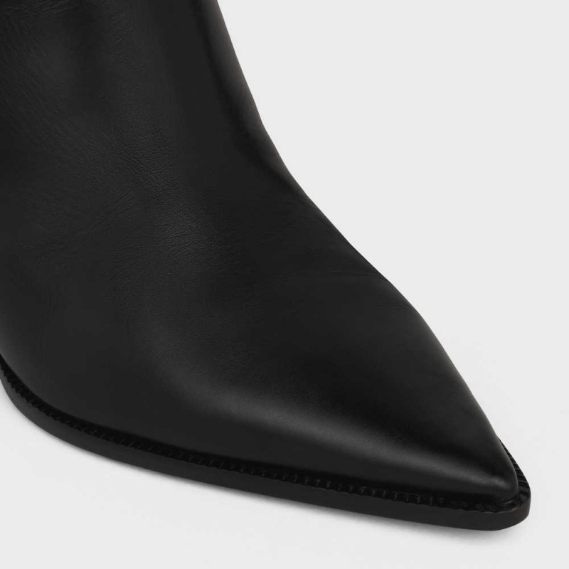 Celine Verneuil High In Calfskin Bot Siyah | CL-592518