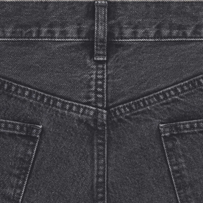 Celine Wesley Jeans In Charcoal Wash Denim Pantolon Gri Açık Mavi | CL-592052