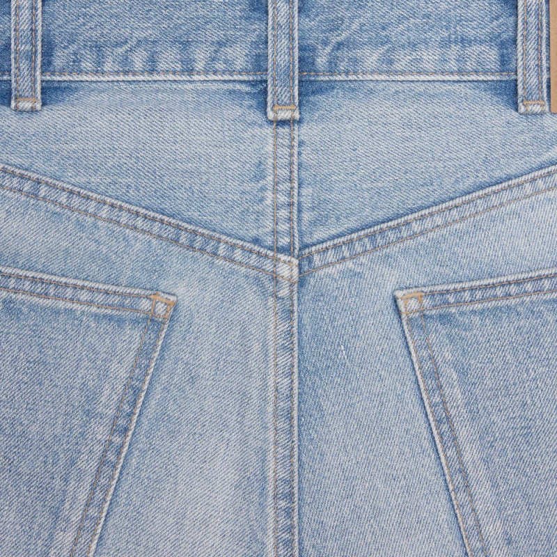 Celine Wesley Jeans In Pismo Wash Denim Pantolon Açık Mavi | CL-592714