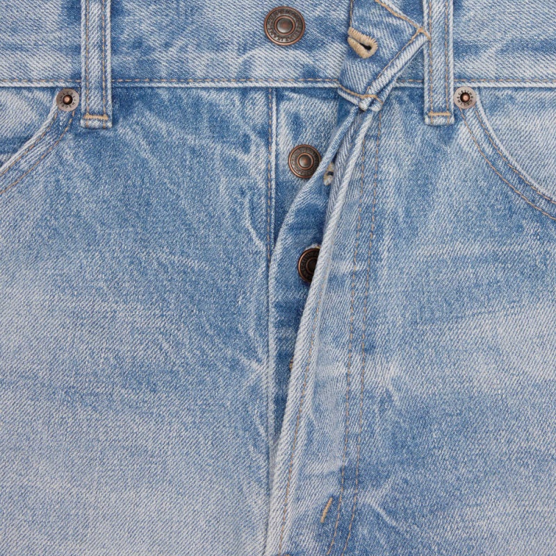 Celine Wesley Jeans In Pismo Wash Denim Pantolon Açık Mavi | CL-592714