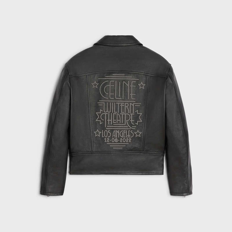 Celine Wiltern Blouson In Soft Leather Siyah | CL-591915